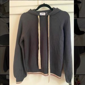 27 Miles 100% Cashmere Sweater with Hood